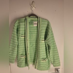 Sandro Tweed Cardigan